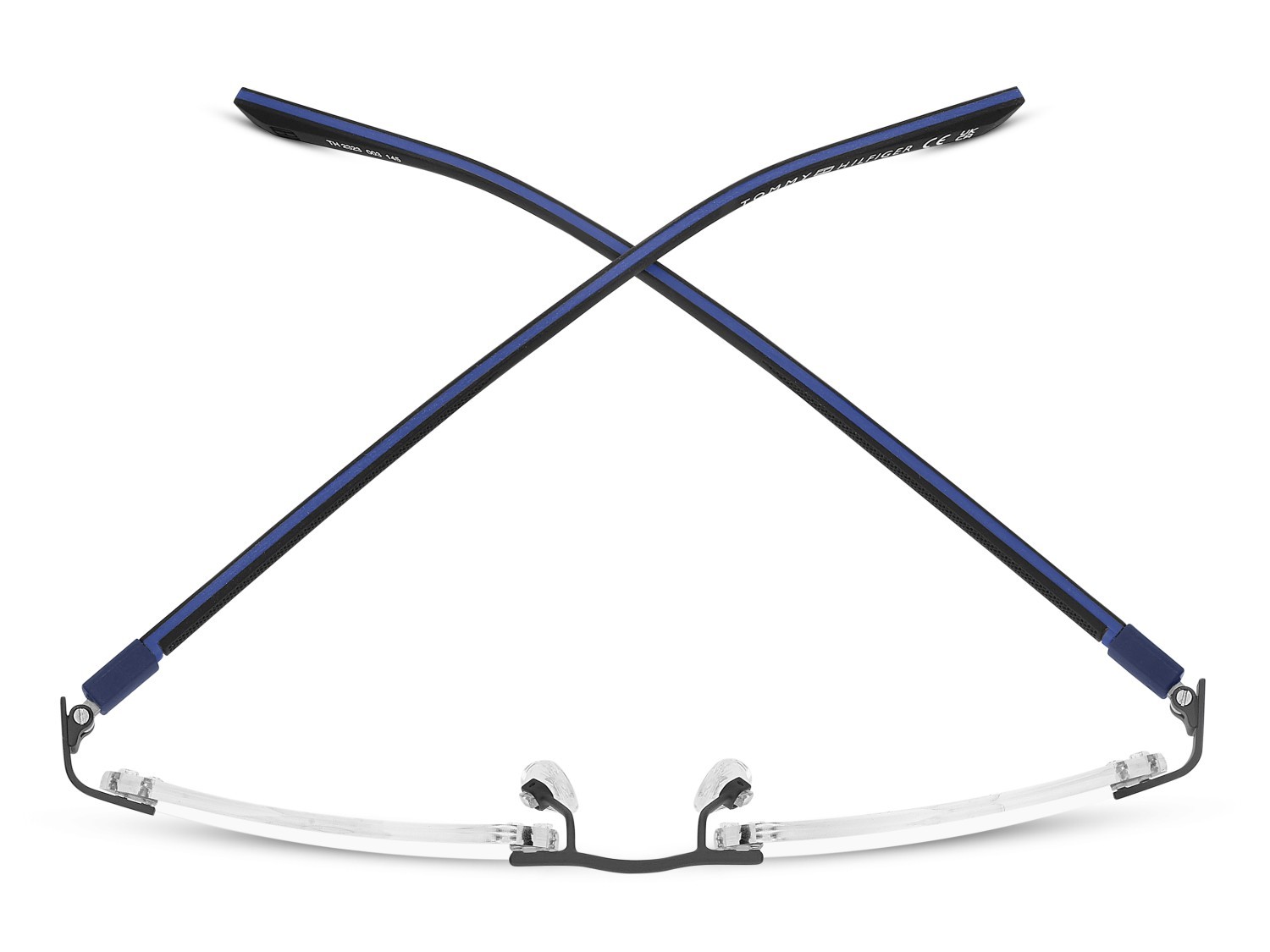 Eyeglasses Tommy Hilfiger Th 2323 111242 003 color matte black shape rectangle 