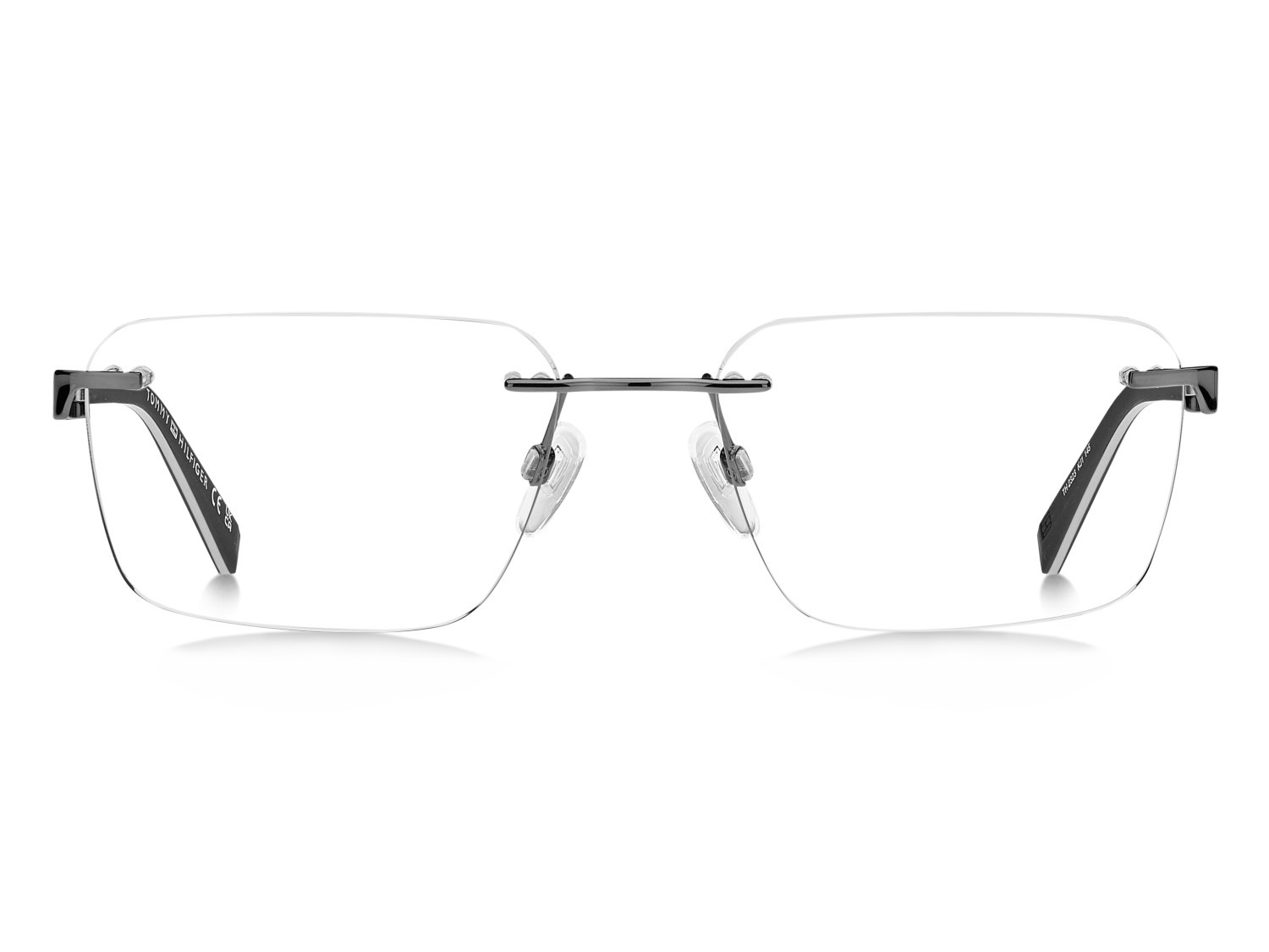 Occhiali da vista Tommy Hilfiger Th 2323 111242 KJ1 colore dark ruthenium forma rettangolare 