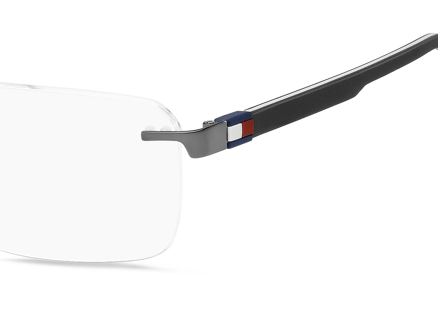 Occhiali da vista Tommy Hilfiger Th 2323 111242 KJ1 colore dark ruthenium forma rettangolare 