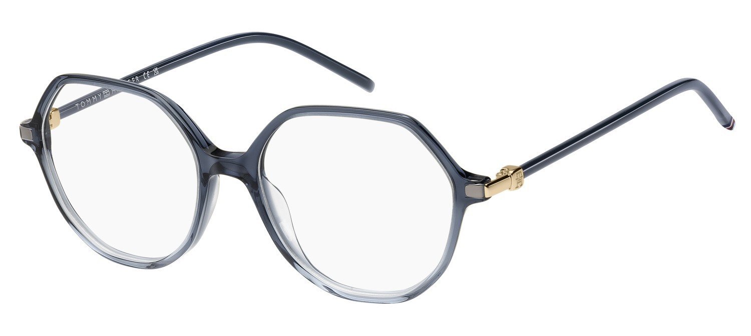 Occhiali da vista Tommy Hilfiger Th 2340 111244 WTA colore blue shaded forma rotondo 