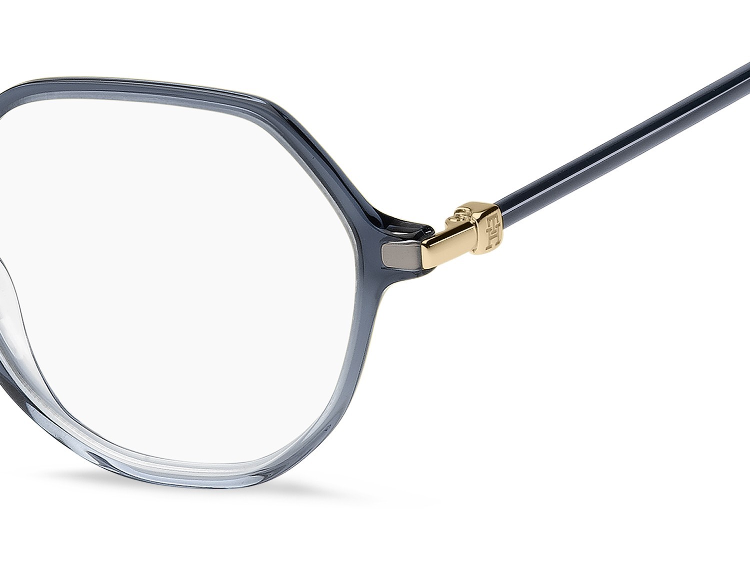 Occhiali da vista Tommy Hilfiger Th 2340 111244 WTA colore blue shaded forma rotondo 