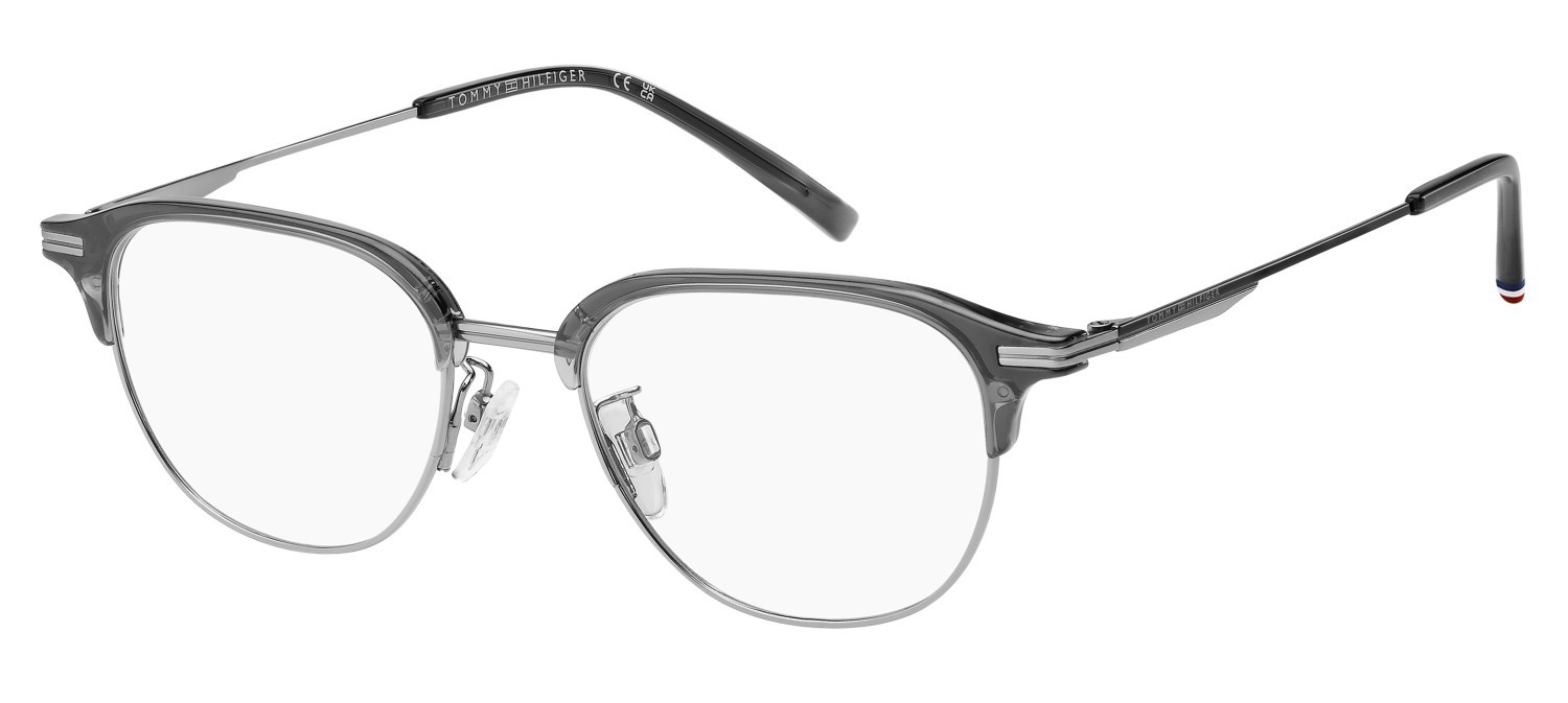 Eyeglasses Tommy Hilfiger Th 2365/F 111247 9RQ color grey silver shape rectangular 
