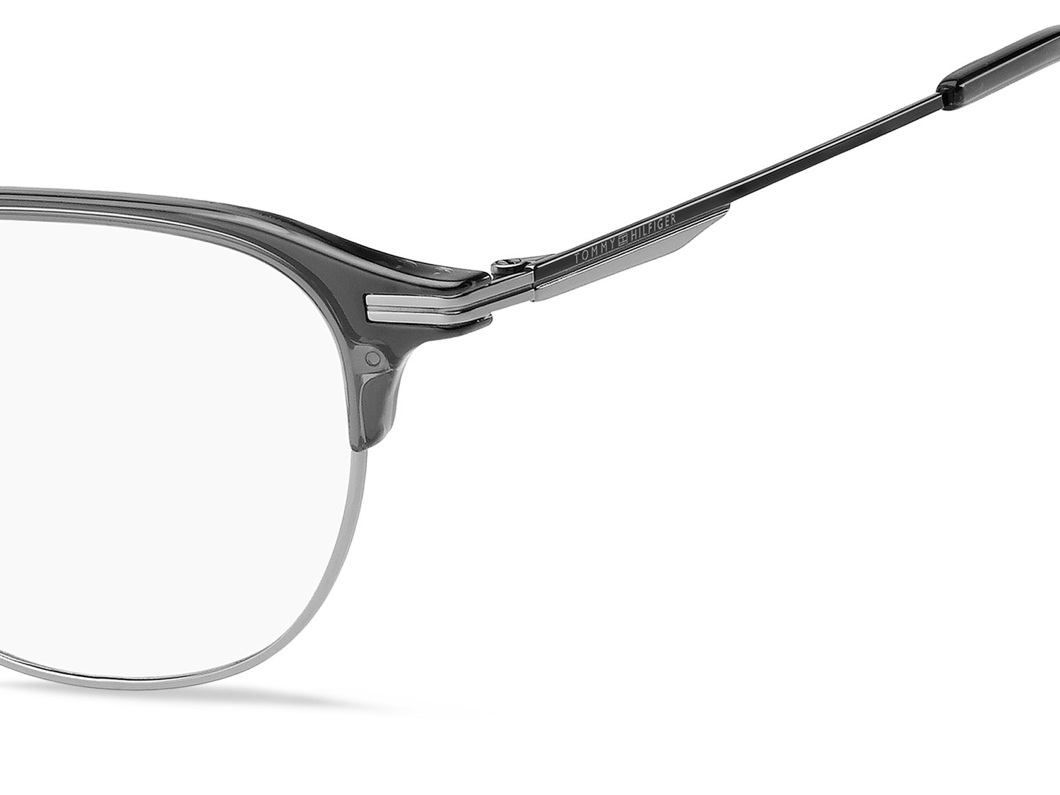Eyeglasses Tommy Hilfiger Th 2365/F 111247 9RQ color grey silver shape rectangular 