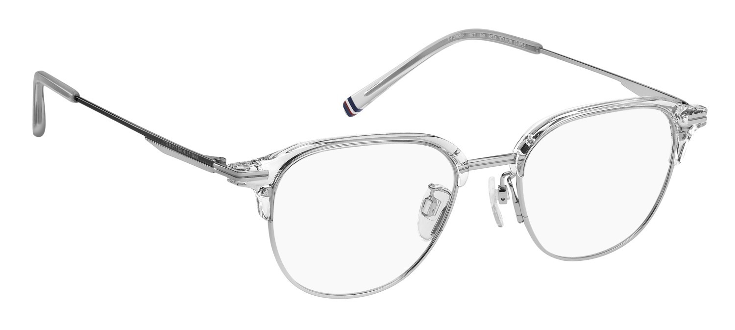 Occhiali da vista Tommy Hilfiger Th 2365/F 111247 HKT colore cryst silver forma rettangolare 