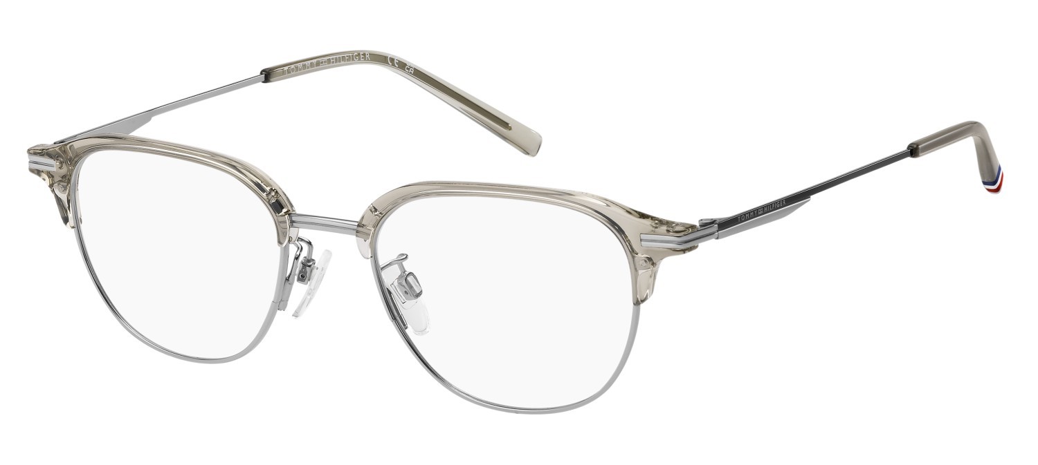 Occhiali da vista Tommy Hilfiger Th 2365/F 111247 R1T colore beige ruthenium forma rettangolare 