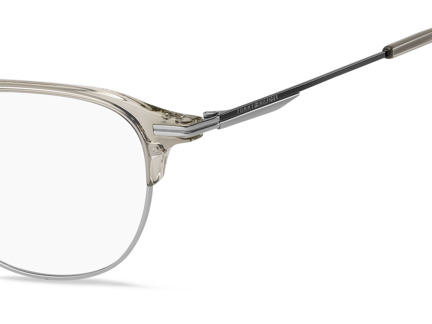 Occhiali da vista Tommy Hilfiger Th 2365/F 111247 R1T colore beige ruthenium forma rettangolare 