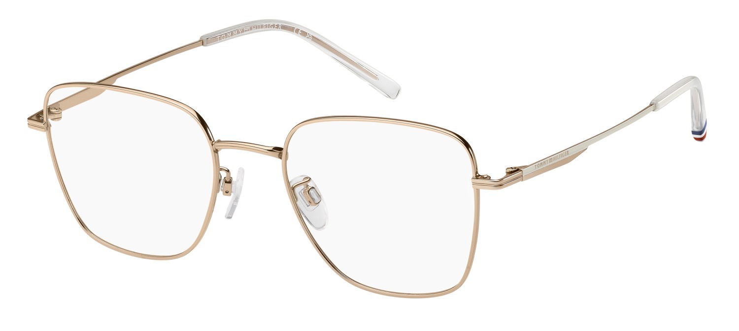 Occhiali da vista Tommy Hilfiger Th 2366/F 111249 DDB colore gold copper forma navigator 