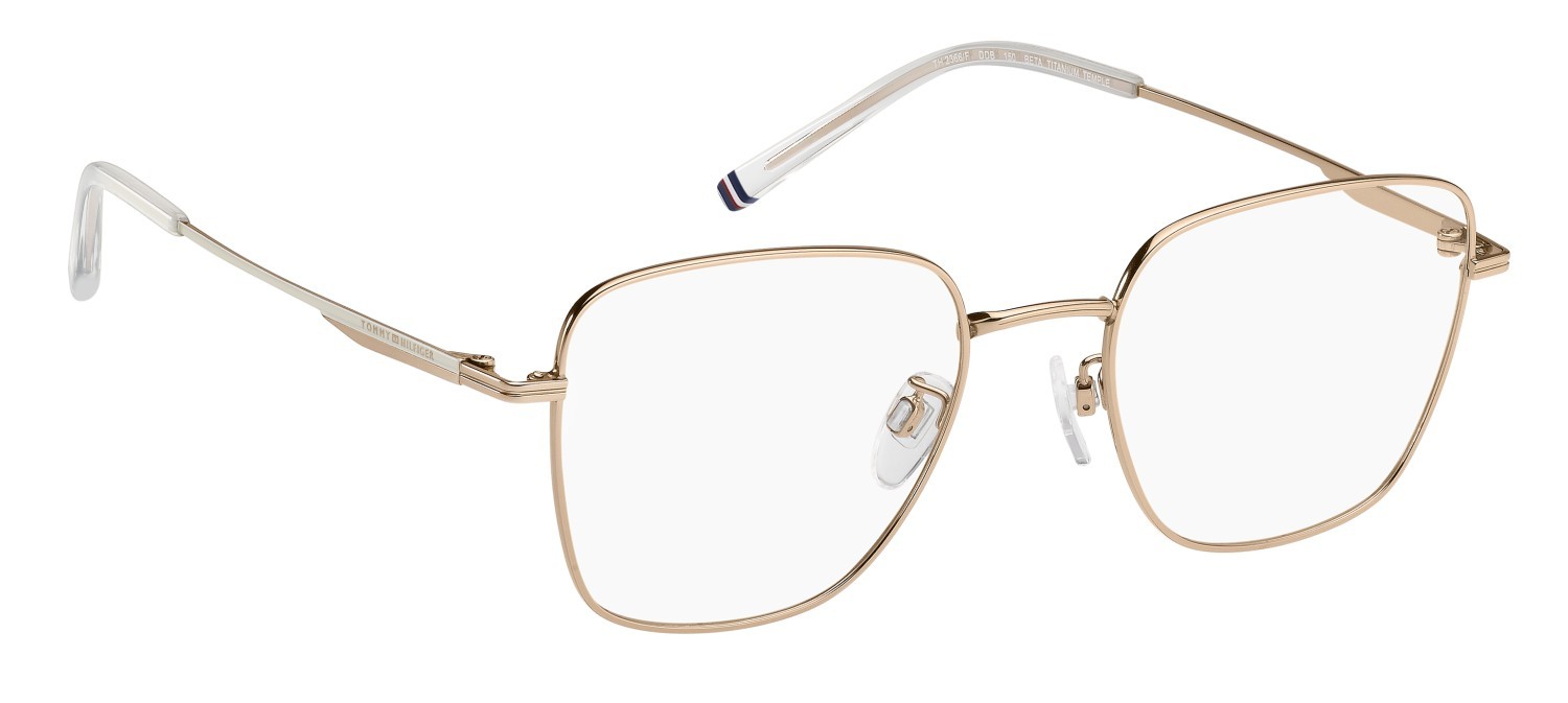 Occhiali da vista Tommy Hilfiger Th 2366/F 111249 DDB colore gold copper forma navigator 