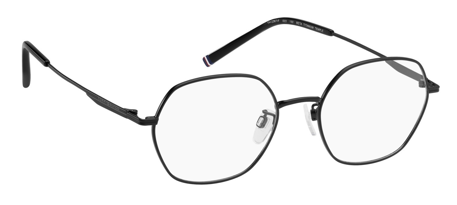 Occhiali da vista Tommy Hilfiger Th 2367/F 111252 003 colore matte black forma quadrato 