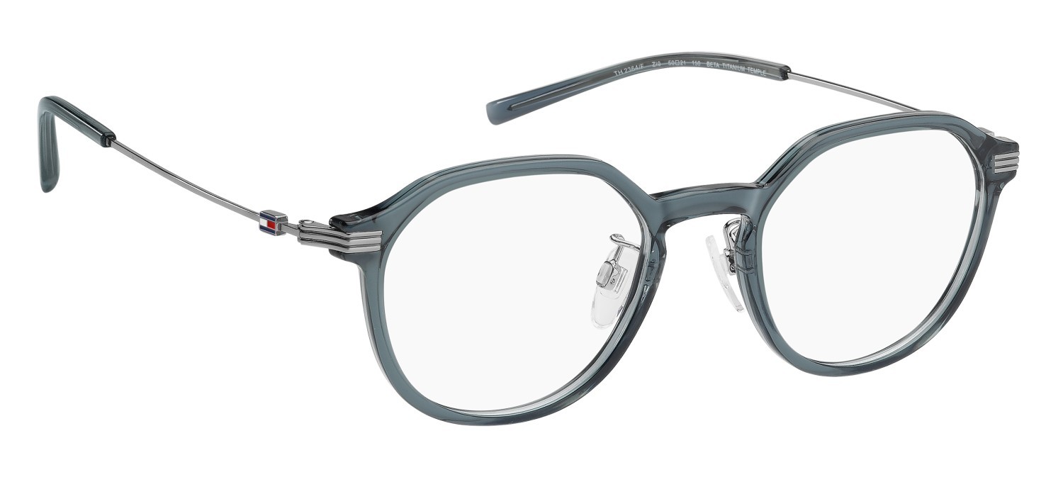 Eyeglasses Tommy Hilfiger Th 2364/F 111297 ZI9 color teal shape pantos 