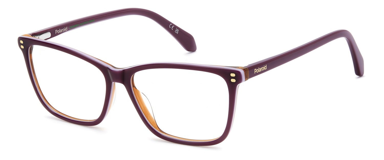 Brillen Polaroid Pld D607 111299 B3V farbe violet form cat-eye 