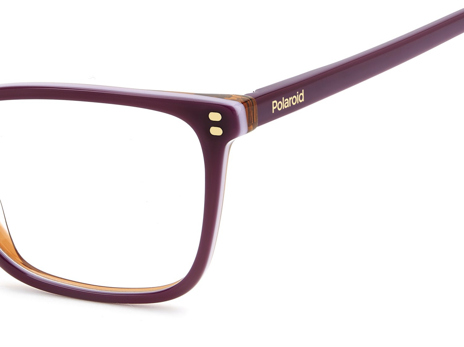 Brillen Polaroid Pld D607 111299 B3V farbe violet form cat-eye 