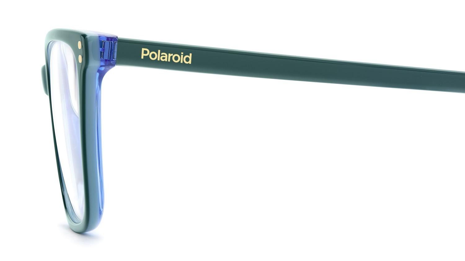 Eyeglasses Polaroid Pld D607 111299 ZI9 color teal shape cat eye 
