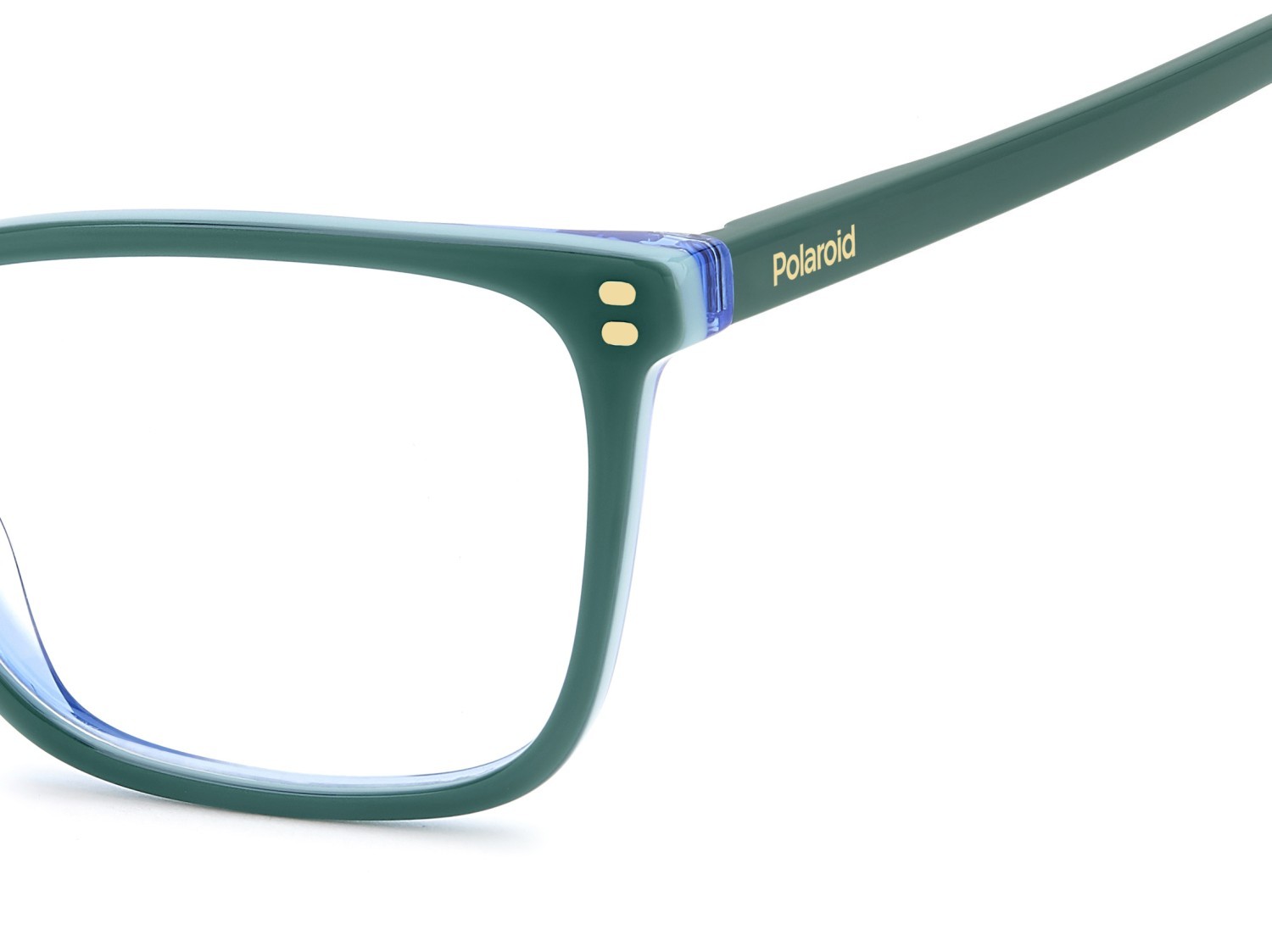 Eyeglasses Polaroid Pld D607 111299 ZI9 color teal shape cat eye 