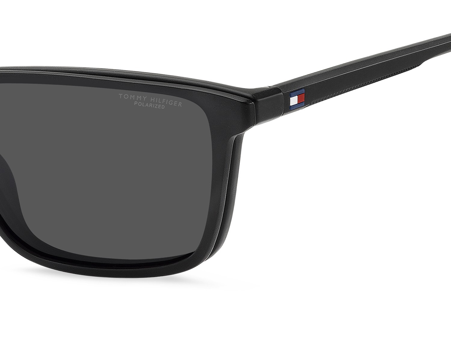 Occhiali da vista Tommy Hilfiger Th 2326/C 111365 807 colore black forma rettangolare lenti grey polarized