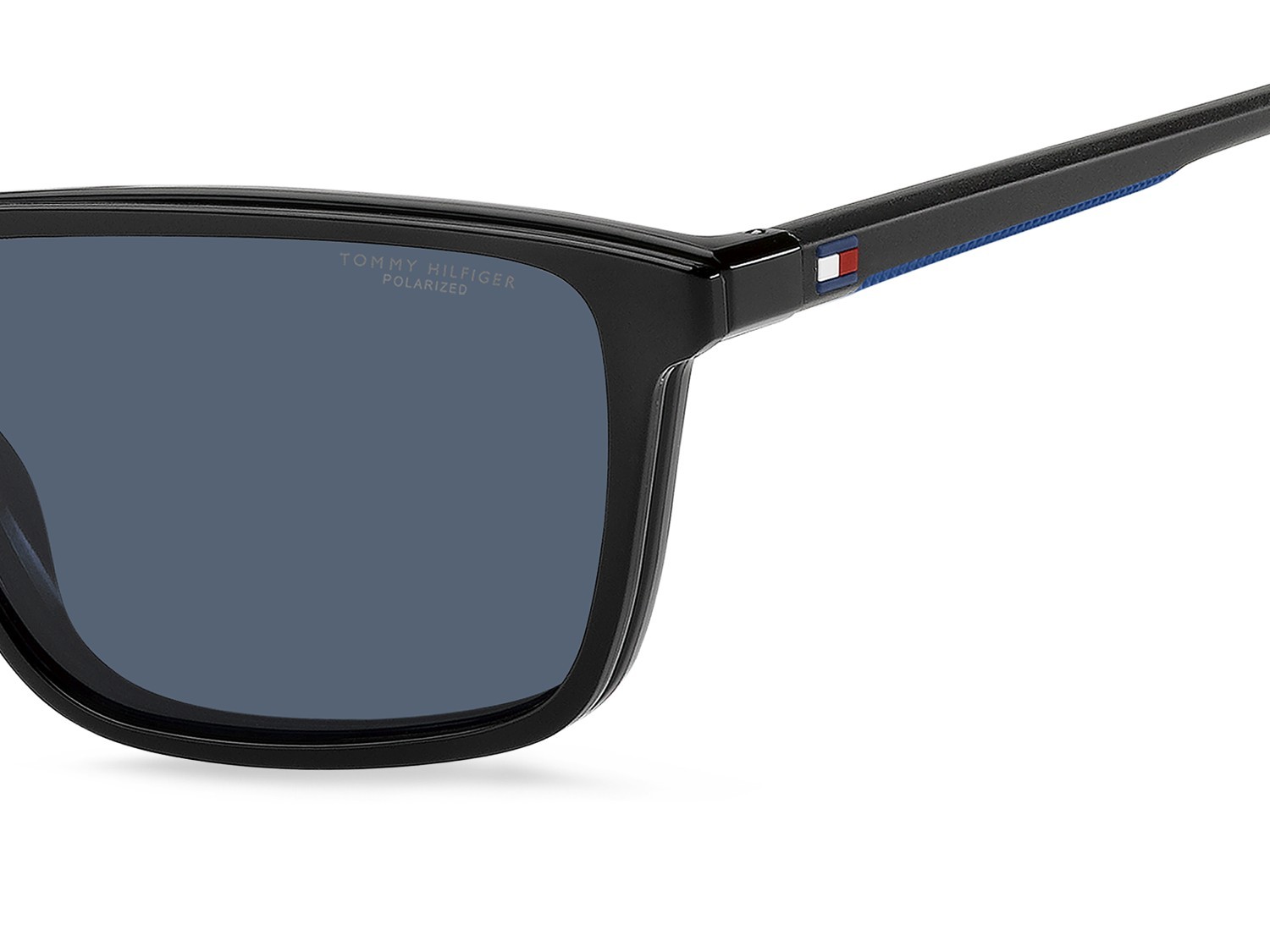 Occhiali da vista Tommy Hilfiger Th 2326/C 111365 D51 colore black blue forma rettangolare lenti blue polarized