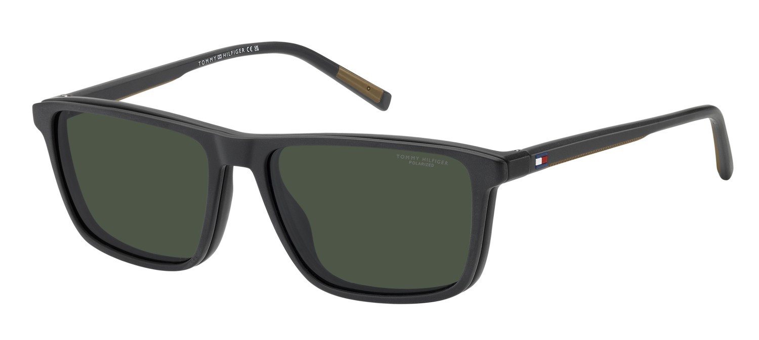 Eyeglasses Tommy Hilfiger Th 2326/C 111365 KB7 color grey shape rectangle lenses green polarized