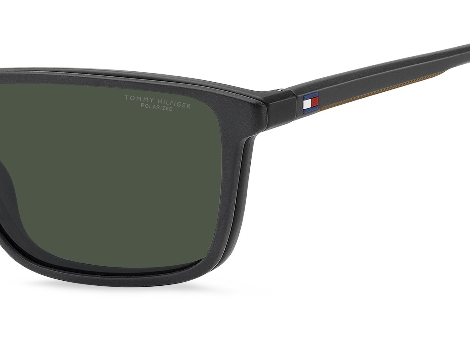 Eyeglasses Tommy Hilfiger Th 2326/C 111365 KB7 color grey shape rectangle lenses green polarized