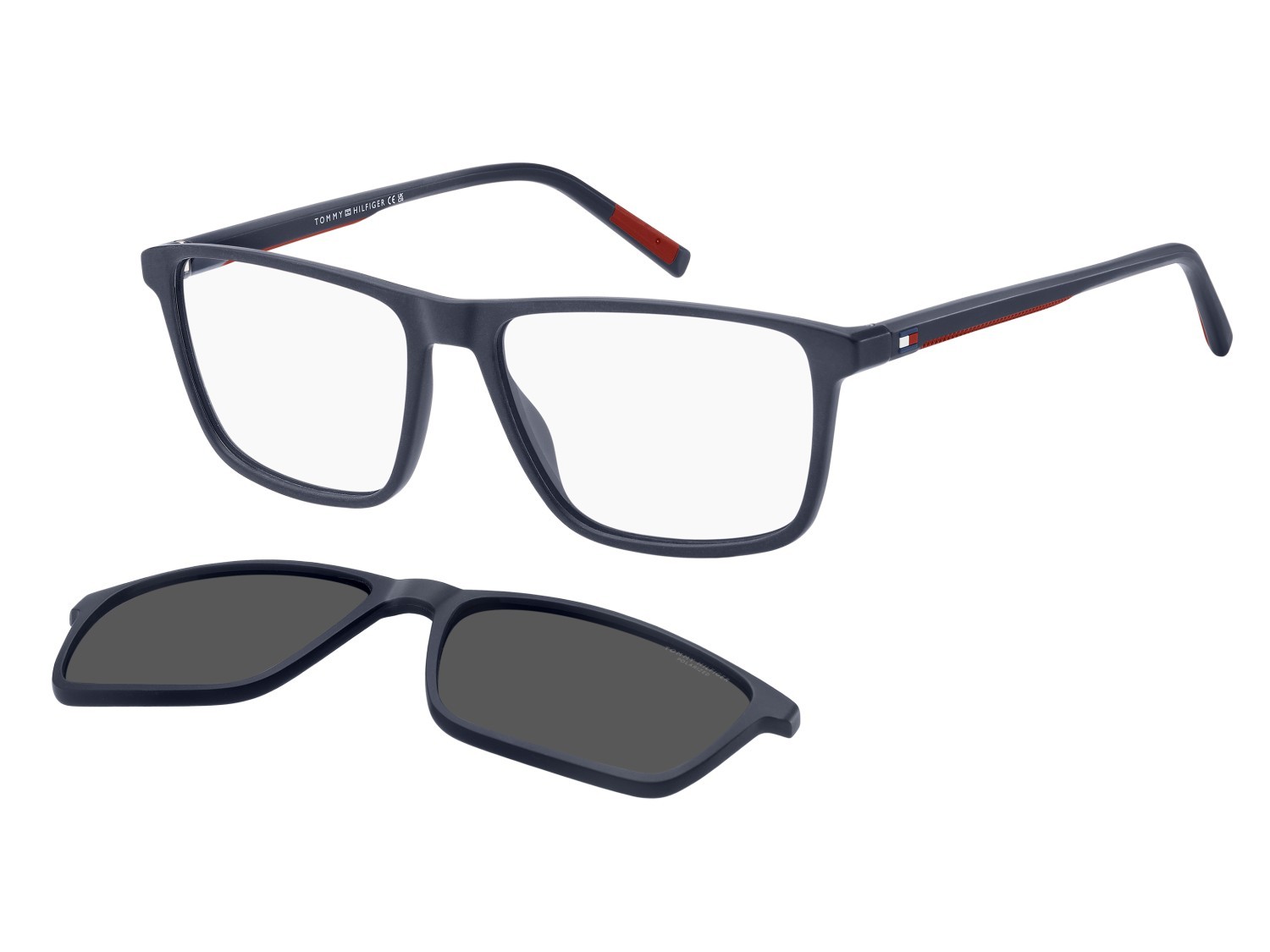 Occhiali da vista Tommy Hilfiger Th 2326/C 111365 PJP colore blue forma rettangolare lenti grey polarized