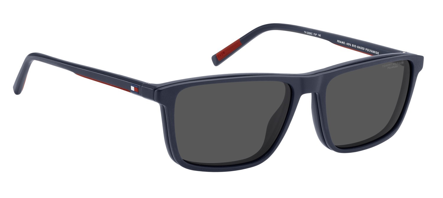 Occhiali da vista Tommy Hilfiger Th 2326/C 111365 PJP colore blue forma rettangolare lenti grey polarized