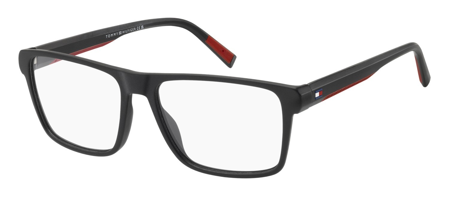 Eyeglasses Tommy Hilfiger Th 2328 111366 OIT color black red shape square 