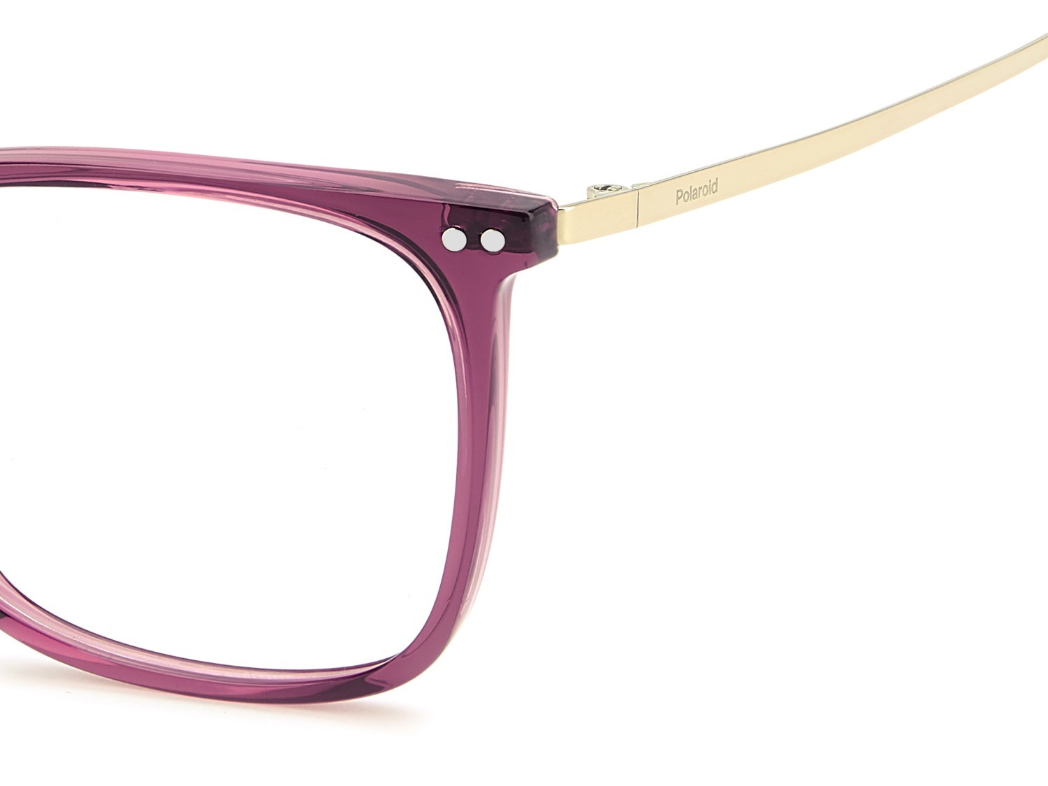 Eyeglasses Polaroid Pld D616 111398 8CQ color cherry shape square 