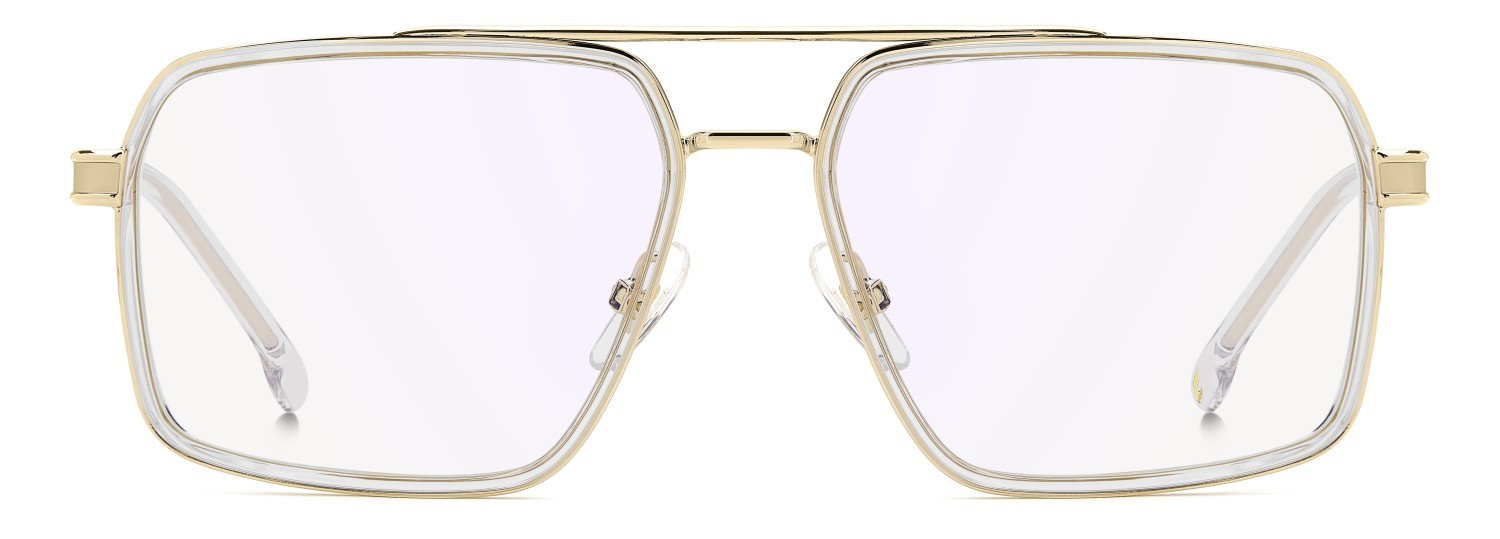 Brillen Carrera 1146 111524 REJ farbe crystal gold form quadratisch gläser blue mirror