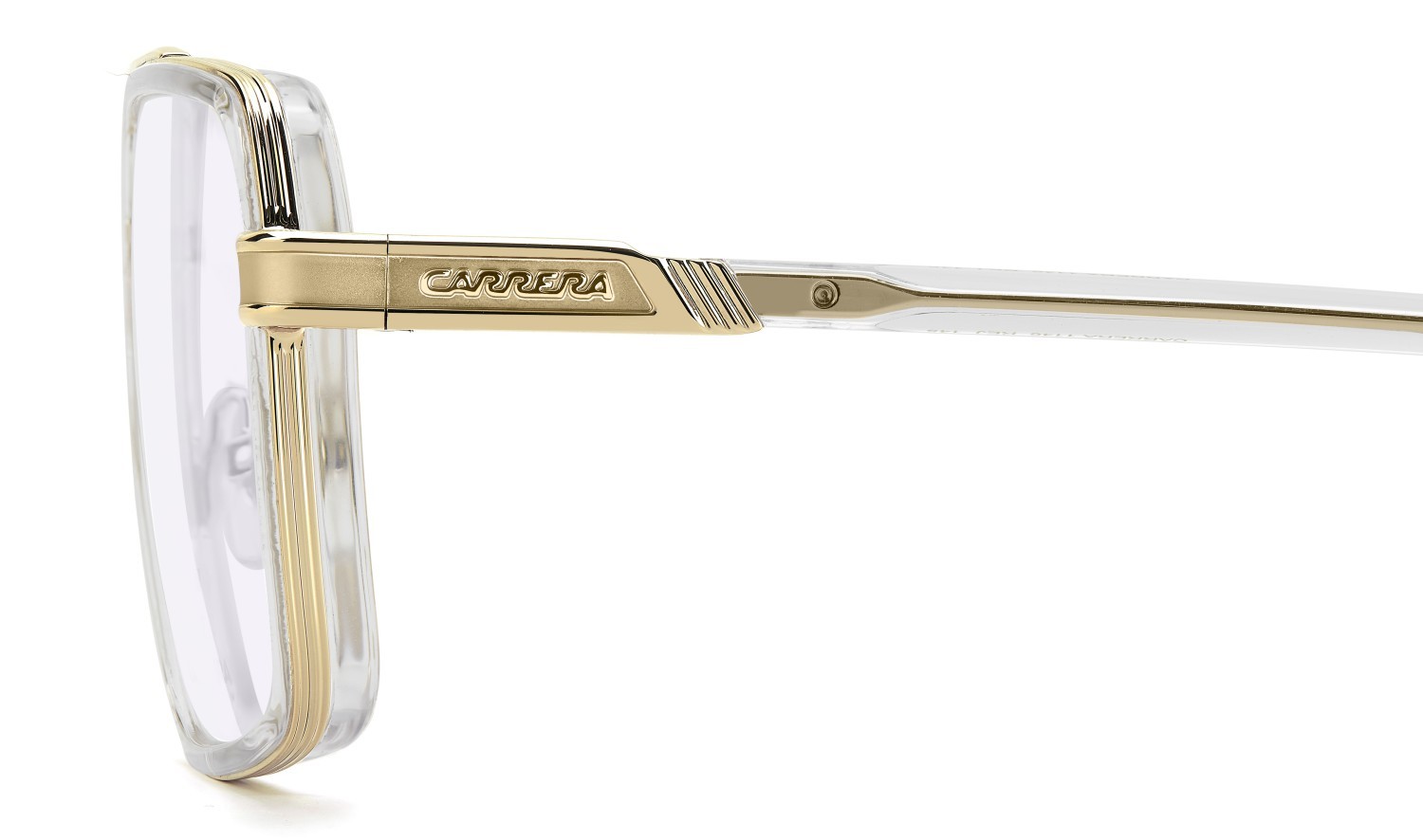 Brillen Carrera 1146 111524 REJ farbe crystal gold form quadratisch gläser blue mirror