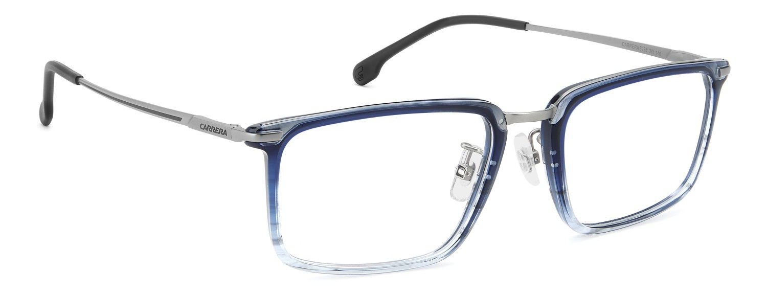 Brillen Carrera 8935 111639 38I farbe blue horn form rechteckig 