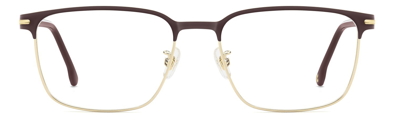 Brillen Carrera 384/G 111642 E28 farbe matte burgundy gold form rechteckig 