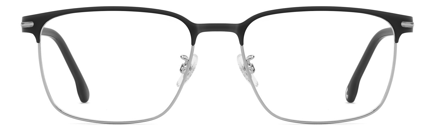 Eyeglasses Carrera 384/G 111642 TI7 color matte black ruthenium shape rectangle 