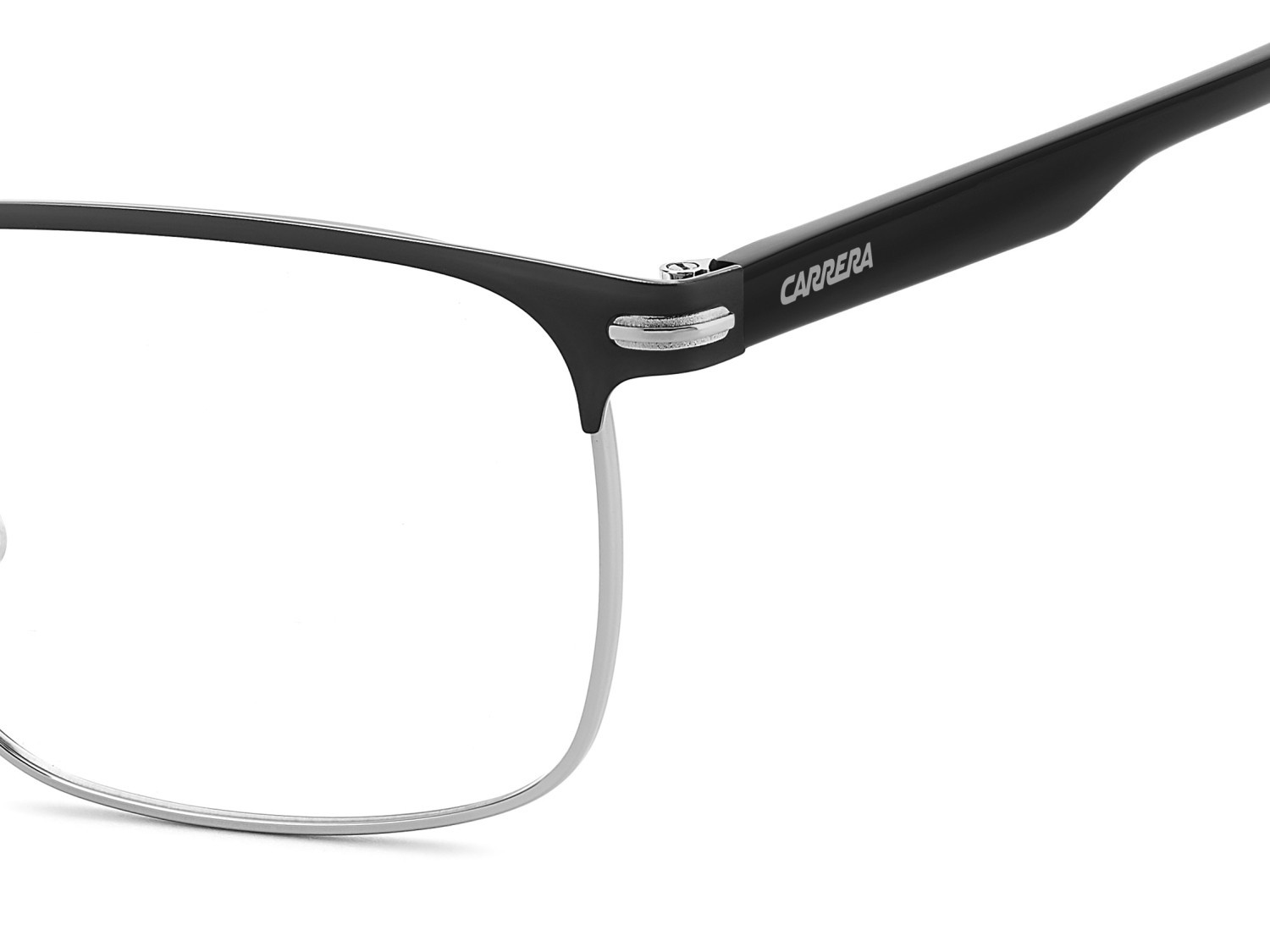Eyeglasses Carrera 384/G 111642 TI7 color matte black ruthenium shape rectangle 