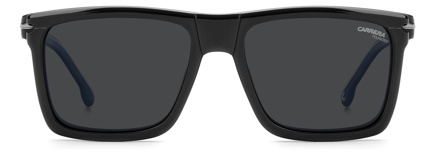 Brillen Carrera Ca 387/C 111646 PJP farbe blue form rechteckig gläser grey polarized