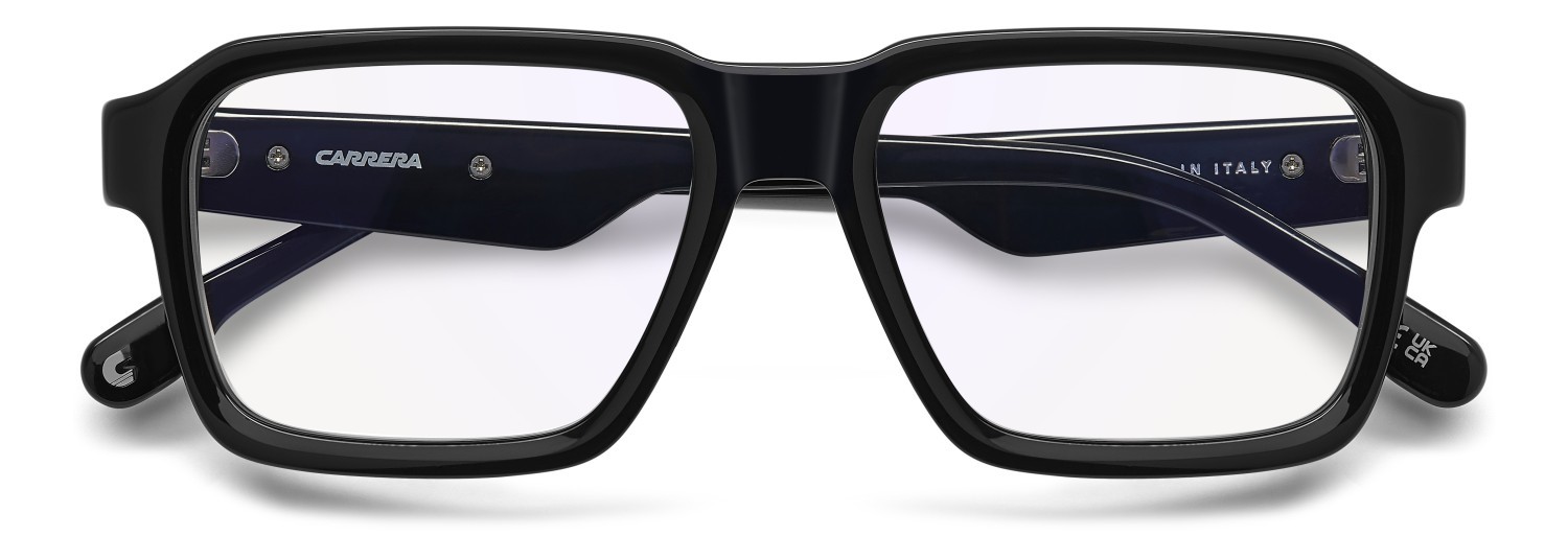 Brillen Carrera Victory C 24 111648 284 farbe black ruthenium form rechteckig gläser blue mirror
