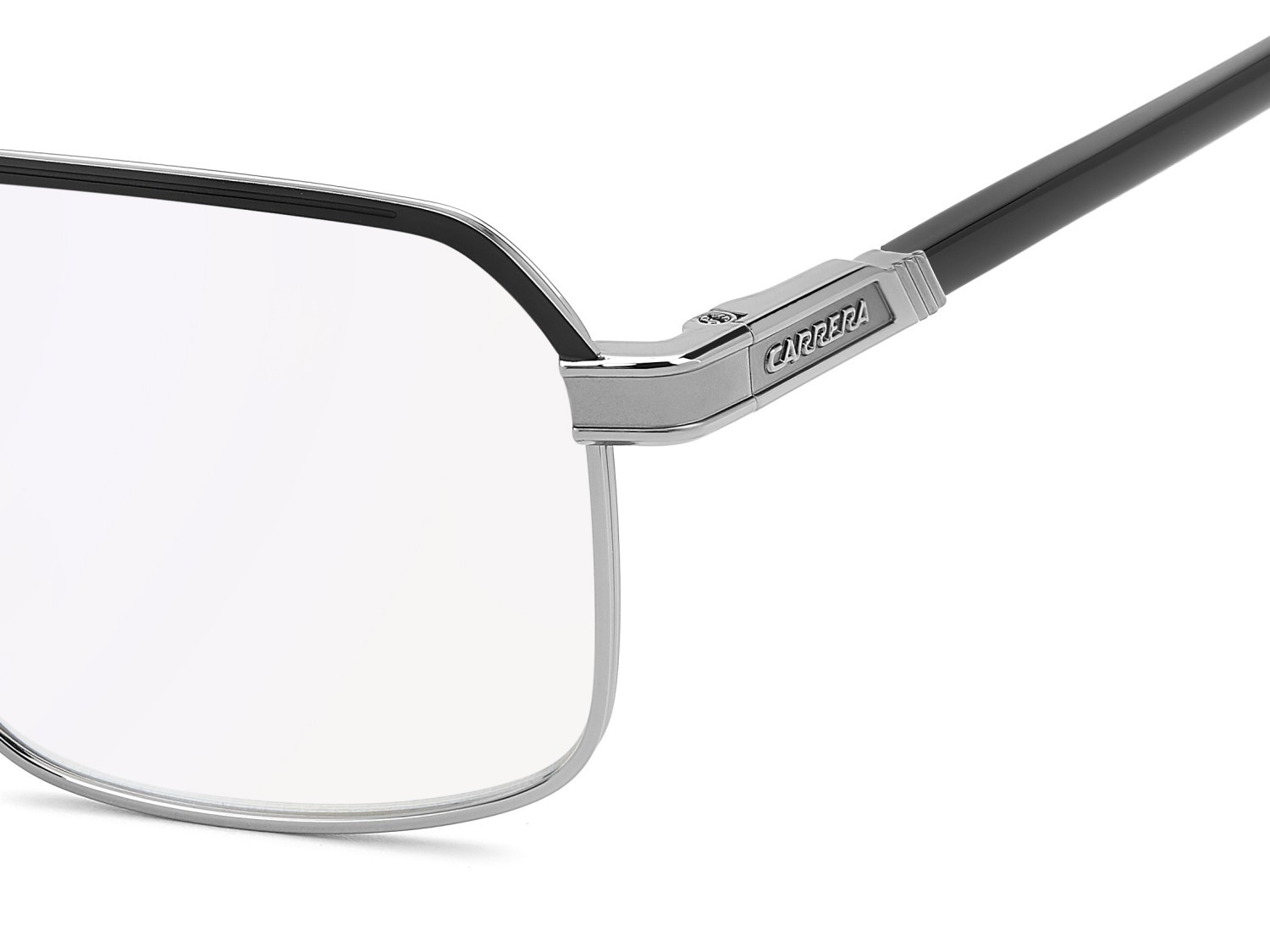 Eyeglasses Carrera 1145 111649 85K color ruthenium black shape square lenses blue mirror