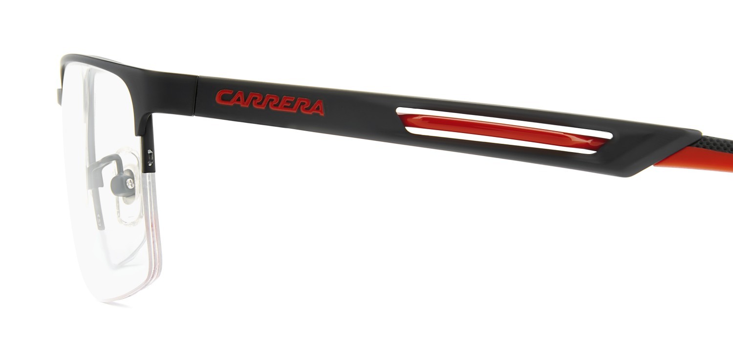 Brillen Carrera 8932/G 111650 BLX farbe matte black red form rechteckig 