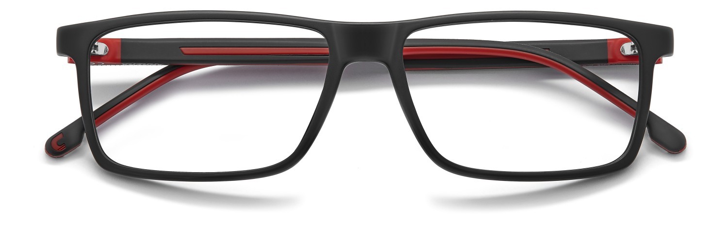 Brillen Carrera 8929 111651 BLX farbe matte black red form rechteckig 