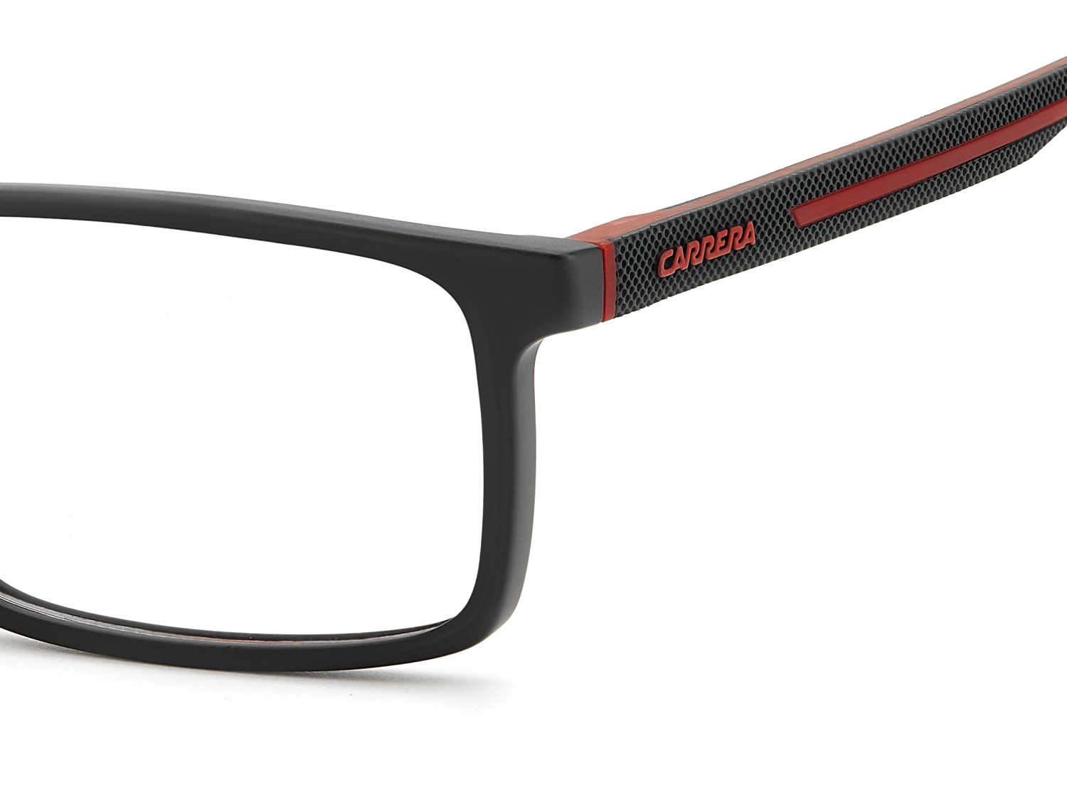 Brillen Carrera 8929 111651 BLX farbe matte black red form rechteckig 