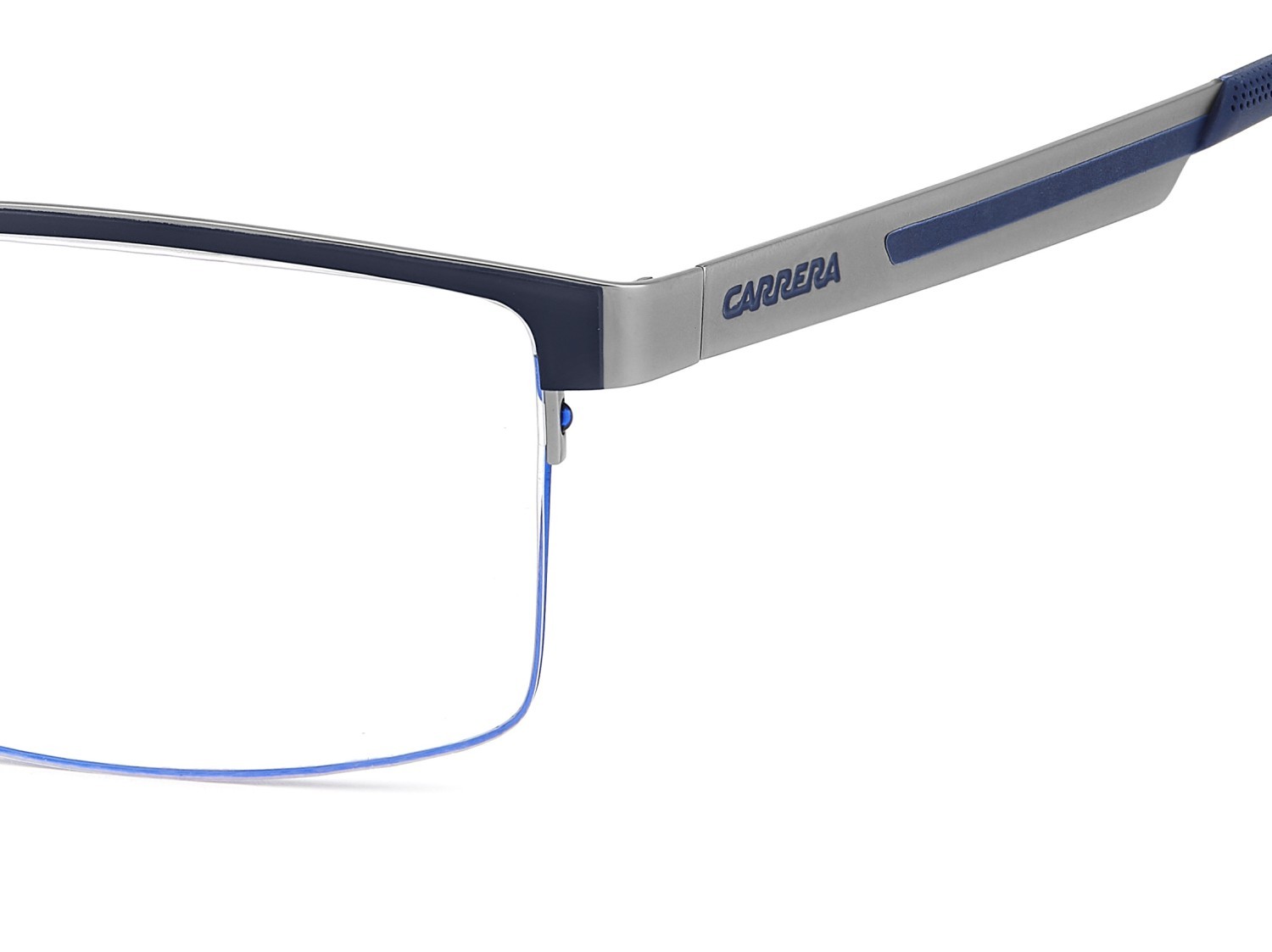 Eyeglasses Carrera 8930 111652 9T9 color matte ruthenium blue shape rectangular 