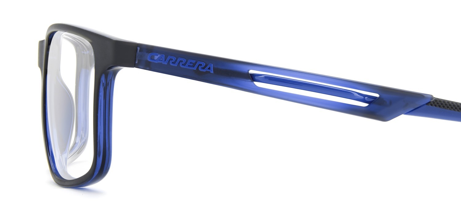 Brillen Carrera Ca 8933/C 111653 PJP farbe blue form rechteckig gläser blue mirror polarized