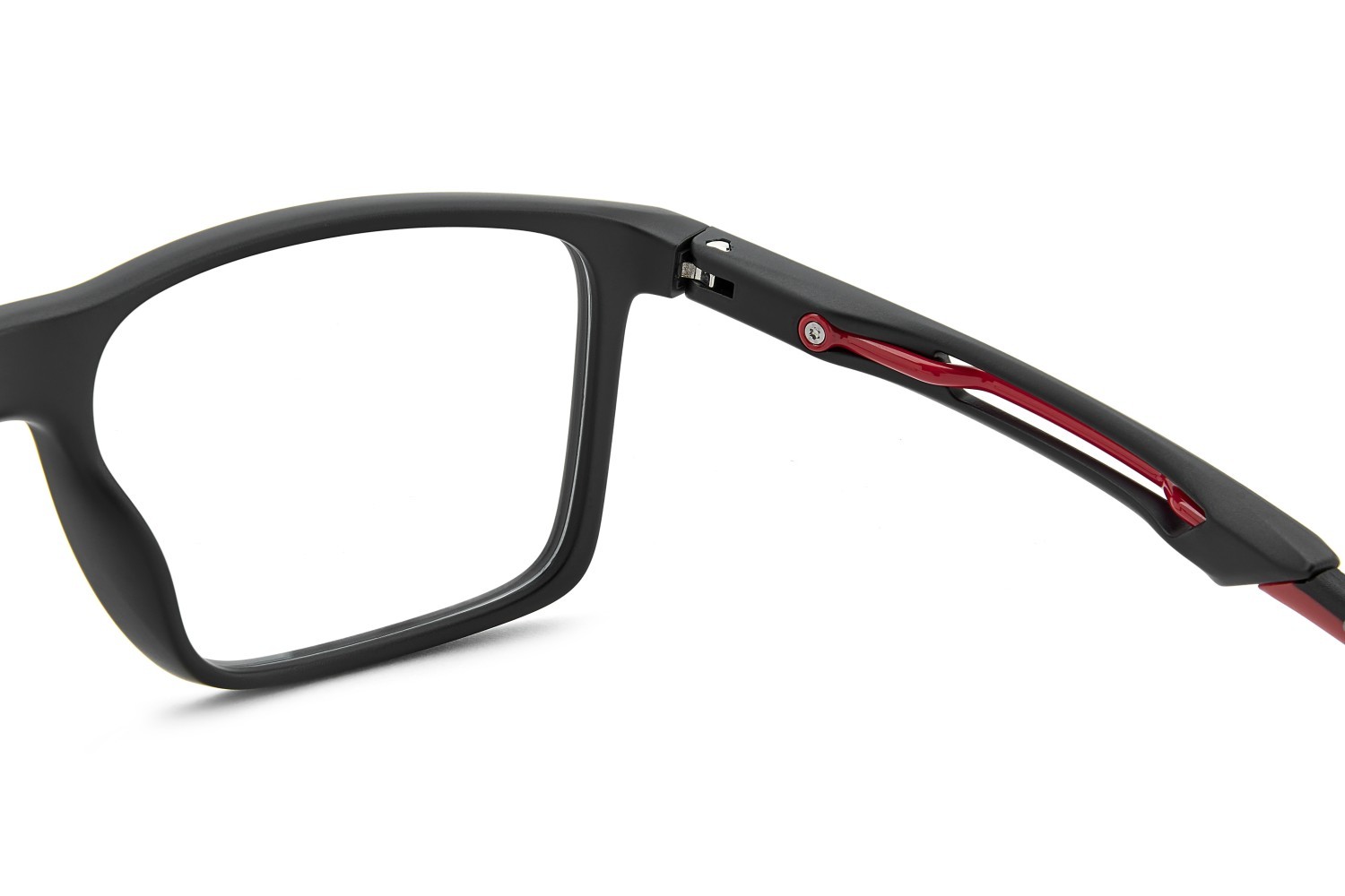 Brillen Carrera 8931 111654 BLX farbe matte black red form rechteckig 