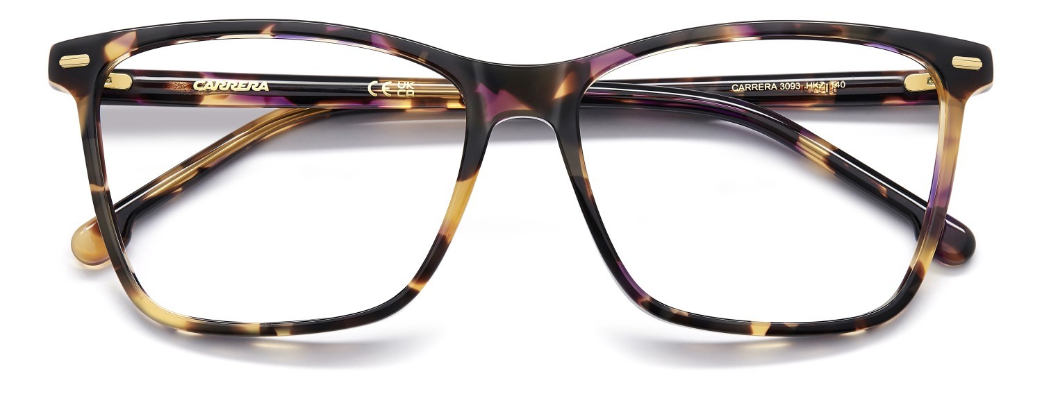 Brillen Carrera 3093 111657 HKZ farbe violet havana form schmetterling 