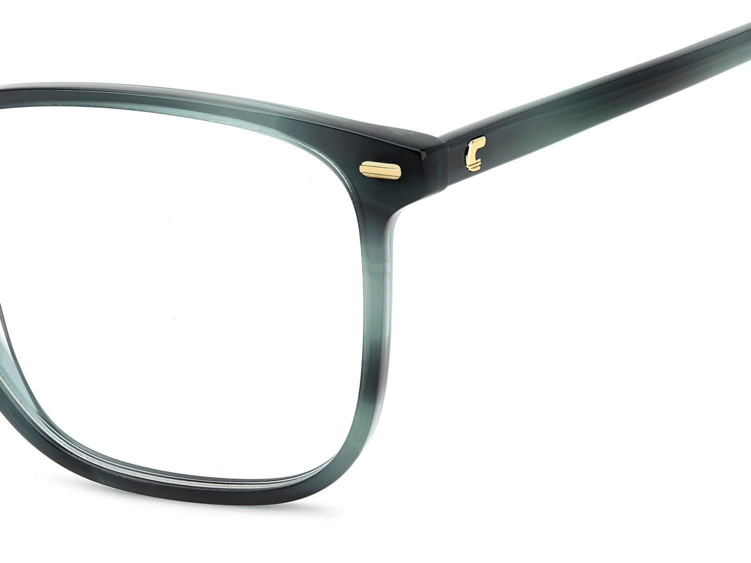 Brillen Carrera 3090 111658 6AK farbe green horn form rechteckig 