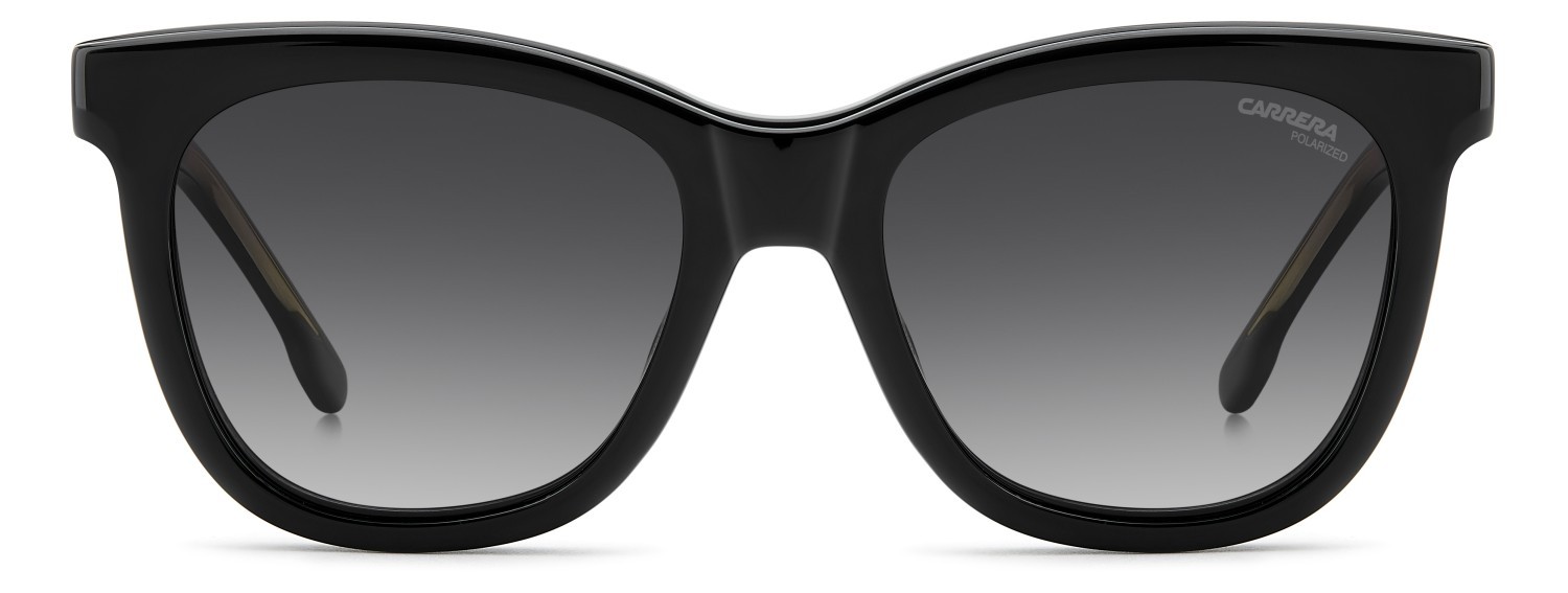 Brillen Carrera Ca 3098/C 111662 807 farbe black form quadratisch gläser grey shaded polarized