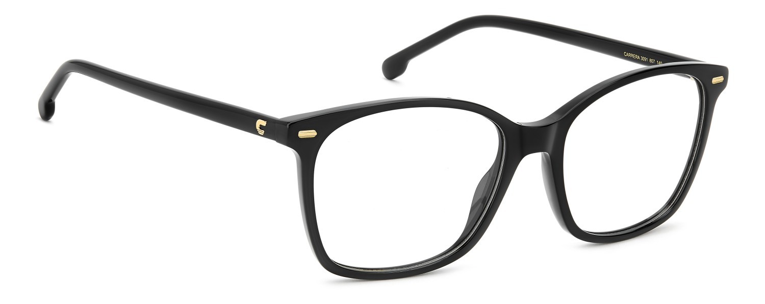 Occhiali da vista Carrera 3091 111665 807 colore black forma quadrato 