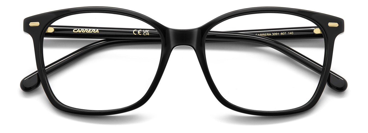 Occhiali da vista Carrera 3091 111665 807 colore black forma quadrato 