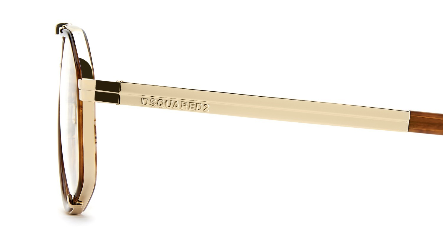 Occhiali da vista Dsquared2 D2 0191 111688 EX4 colore brown horn forma altro 