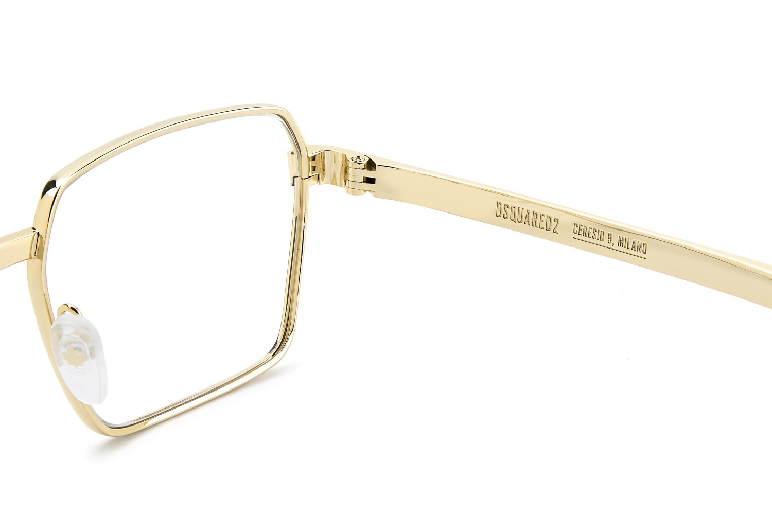 Occhiali da vista Dsquared2 D2 0193 111690 J5G colore gold forma quadrato 