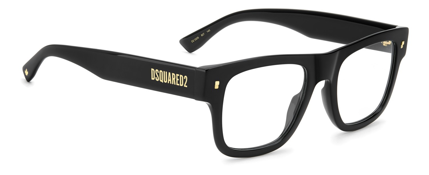 Occhiali da vista Dsquared2 D2 0205 111692 807 colore black forma rotondo 