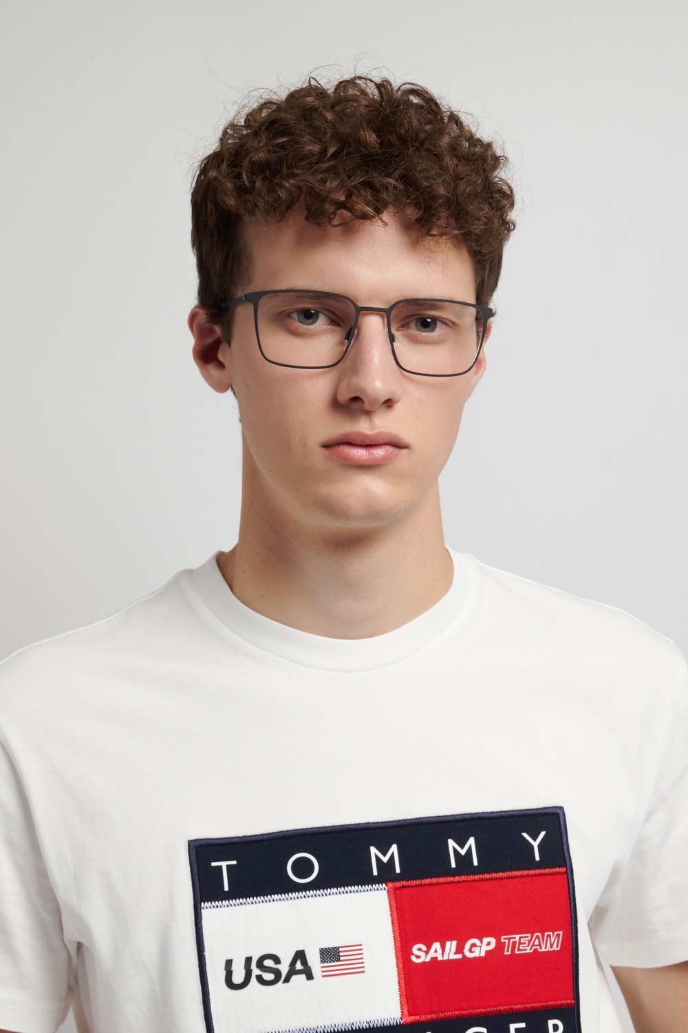 Eyeglasses Tommy Hilfiger Th 2313 111694 003 color matte black shape square 